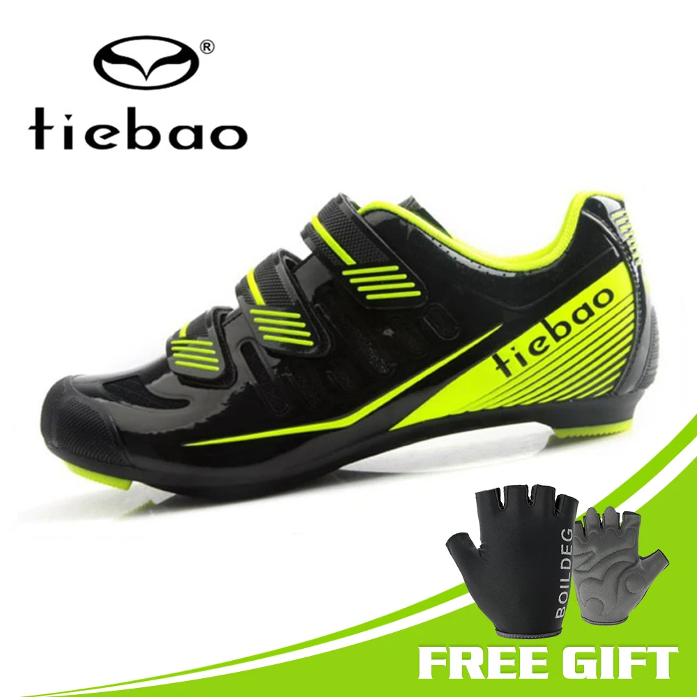 

Tiebao 2019 New Bicycle Shoes Men Outdoor Road Bike Cycling Shoes Sapatilha Ciclismo Riding Auto-lock Shoe Zapatos Ciclismo