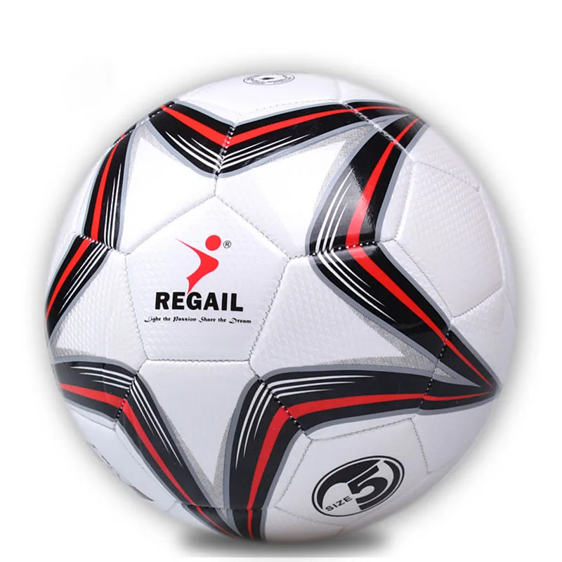 

2018 official football Size 5 futsal ball Outdoor PU Leather Ball goal for Teenager and Adults Match Training Soccer Ball +Mesh