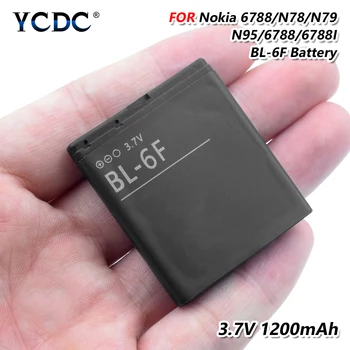 

Free Shipping Original BL6F BL-6F Battery For Nokia N78 N79 6788 6788I N95 8G 3.7V 1200mAh Li-ion Battery