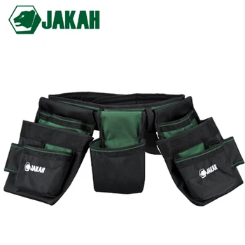 

JAKAH Multifunction Tool Bag 1680D Double Layers Oxford Fabric Repair Bags Waist Pack Bag For Electrician Household With Belt