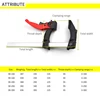 Ratchet f clamp wood working quick grip f style bar with plastic grip wood clamp ► Photo 3/6