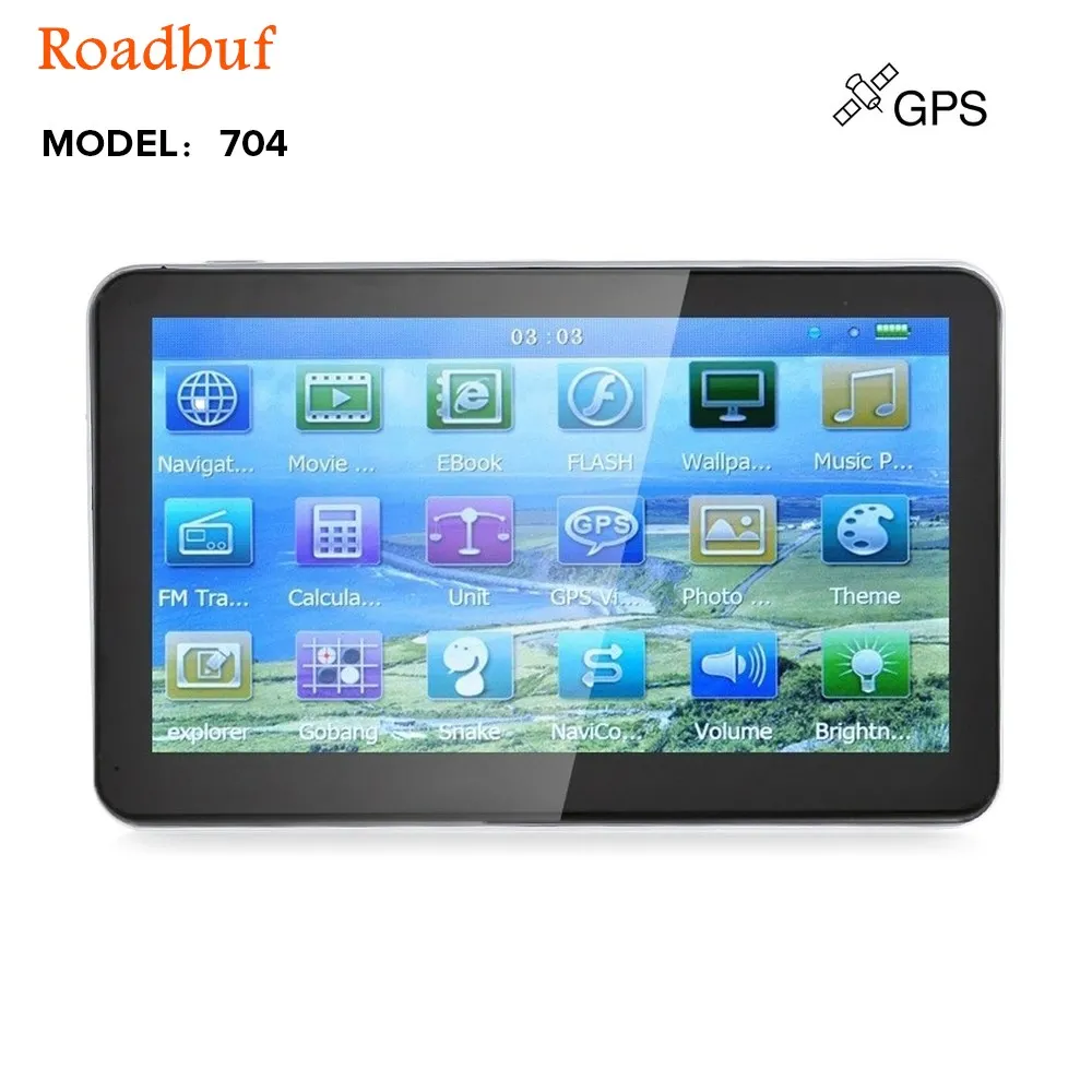 

704 7inch GPS Navigation Car Navigation GPS Win CE GPS Car Navigatie with Europa Map