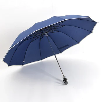 

Creative 2 folding umbrella Rain Men Children Strong Umbrella Parasol Women Semi-automatic Windproof Folding 12 Ribs Umbrellas