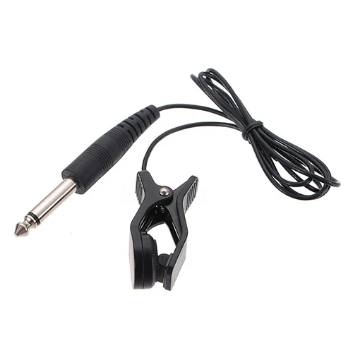 

SEWS-Black Universal Guitar Acoustic Clip On Pickup Piezo Contact Microphone