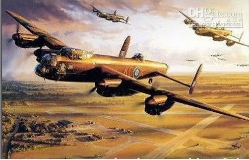 Высокое качество картины маслом: вторая Мировая война/battleplane Гарантировано 100%
