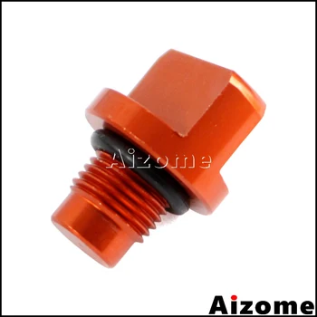 

Motorcycle CNC Aluminum Orange Engine Magnetic Oil Drain Plug For KTM DUKE 125 200 390