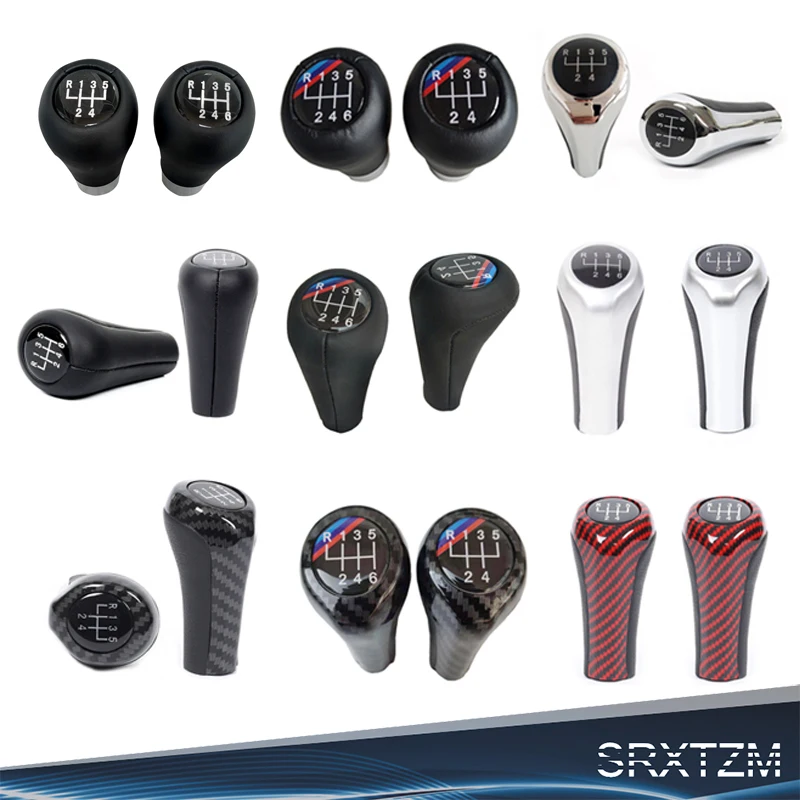 

SRXTZM High Quality Car Gear Shift Knob For BMW E92 E91 E90 E60 E46 E39 M3 M5 M6 1pcs Variety Of Gear Shift Knob Car-stylling