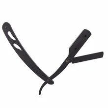 Одна медная бритвенная ручка бритвы парикмахерские инструменты Инструменты для волос бритвы и лезвия антикварные черные складные ножи для бритья