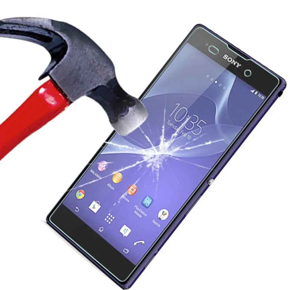 Ультратонкое защитное стекло 9H для Sony Xperia Z Z1 Z2 Z3 Z4 Z5 premium закаленное экрана SonyC3 C4 C5