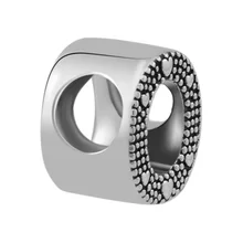 Подходит для Пандора шармы браслеты буквы O бусины стерлингового серебра 925-ювелирные изделия