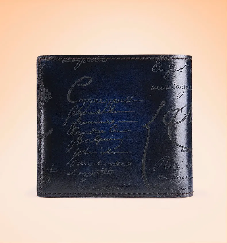 blue mens wallet
