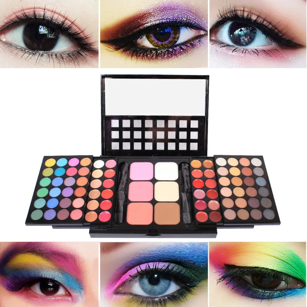 78 Colors Makeup Eye Shadow Palette Colorful Eyeshadow Shimmer Matte Colors Cosmetics Makeup Tool Kit 78 Colors Makeup Eye Shadow Palette Colorful Eyeshadow Shimmer Matte Colors Cosmetics Makeup Tool Kit