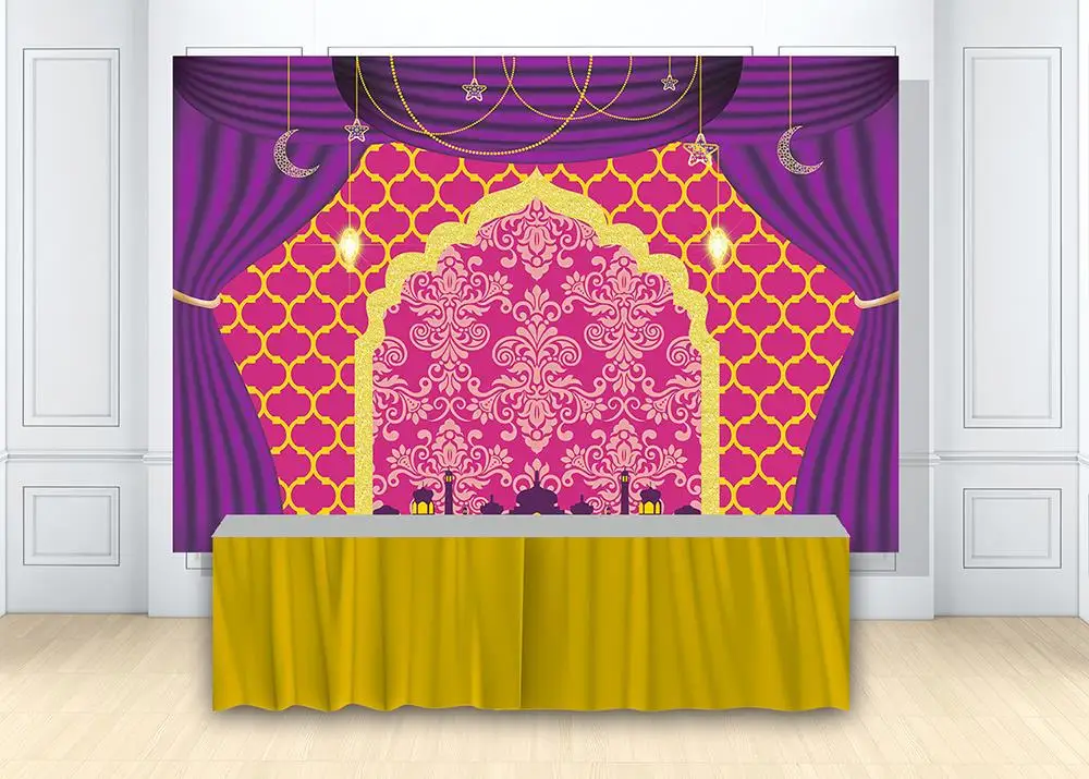 Indian Bollywood Birthday Party Backdrop Arabian Nights Moroccan