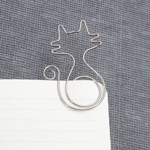 Новые 5 шт животный узор металлические скрепки булавки книга Закладка Офис школа