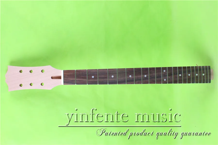 

L -00138 # unfinished 24.75" Electric guitar neck fine quality rosewood fingerboard