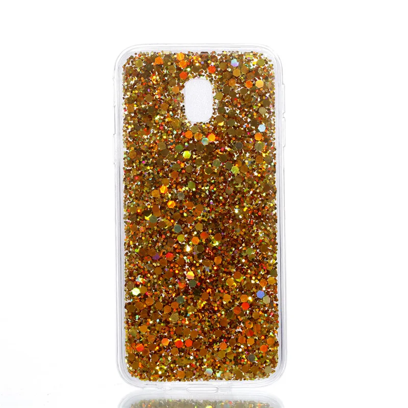 

2Pcs For Samsung J3 2017 J330F Case Colored Shiny Glitter Silicon TPU Soft Back Cover Phone Case for Samsung Galaxy J3 2017 J330