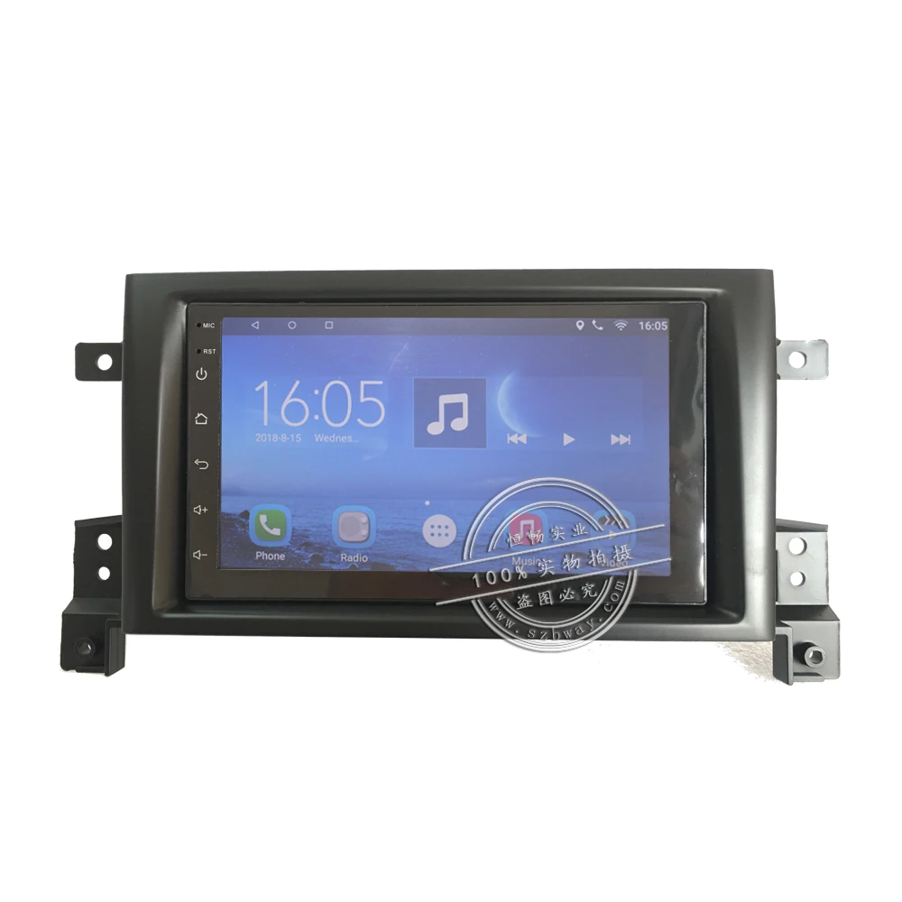 Perfect Hactivol 2 din android 7.0 car radio stereo car stickers for SUZUKI Grand Vitara Nomade 2005-2011 car dvd player car accessory 10