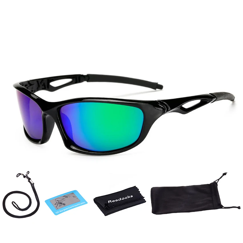 Reedocks Новые поляризованные очки для рыбалки Для мужчин Для женщин вождения очки для верховой езды солнцезащитные очки для улицы, спортивные, аксессуары для глаз, солнцезащитные рыболовные аксессуары - Цвет: F08 with Bag