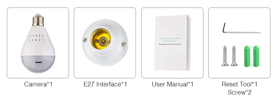 Беспроводная ip-камера безопасности Wifi 960 P панорамный рыбий глаз домашняя камера видеонаблюдения 360 градусов ночного видения Поддержка 128 ГБ