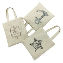 Модная Повседневная холщовая женская сумка для покупок бежевая Хлопковая сумка с карманом многоразовая зеленая женская сумка