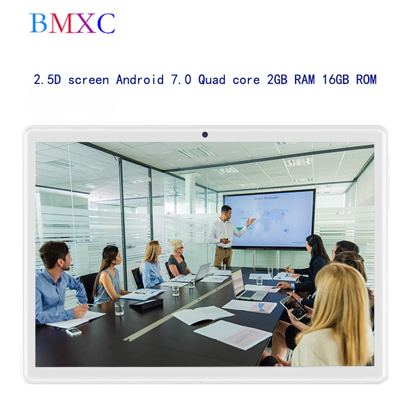 

Google tablet android 7.0 Quad core IPS 16GB ROM Bluetooth GPS tablet 10.1 inch BMXC Original 2.5D screen 3G Kids tablets 9 10