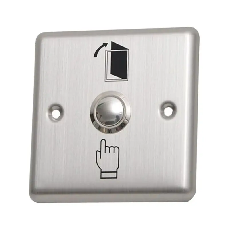 Stainless Steel Exit Door Sensor Opener Release For Magnetic Lock Access Control Home Security Protection Button Push Switch