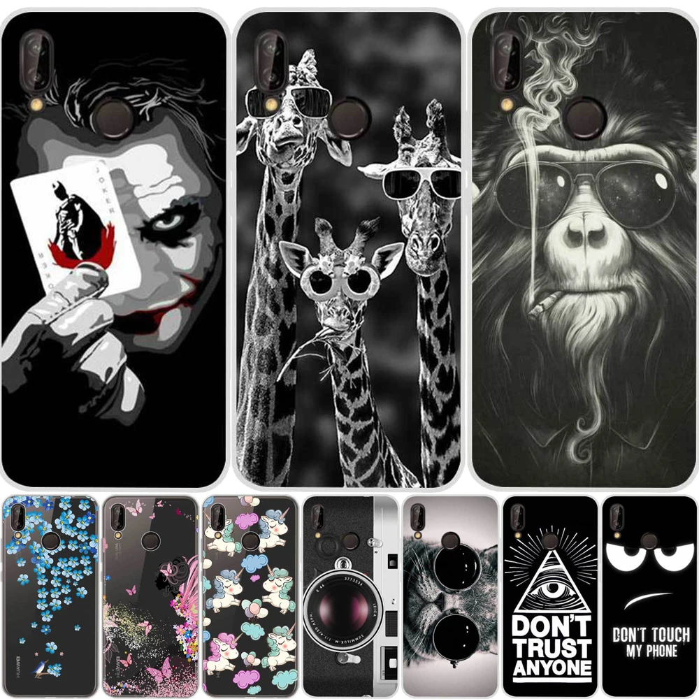 

Case for Huawei P20 Lite Case Cover Silicone Phone Case for Huawei P20 Pro Cover Case Tpu Funda for Huawei P20 Coque
