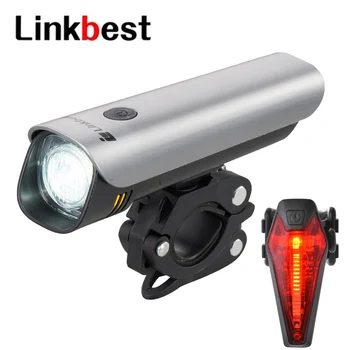 

Linkbest 300 Lumens USB Rechargeable Bike Light Set Bicycle Light-8 hrs run time- Waterproof IPX5 -Side Light-Fit ALL BIKES