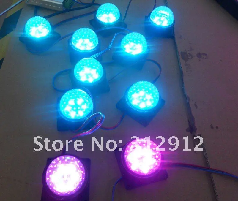 DC12V WS2811 модуль пикселей, с 6 шт. 5050 RGB SMD LED, 50 мм диаметр, 20 штук строка