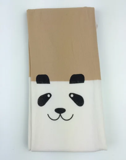 Колготки для девочек с героями мультфильмов детские колготки, тонкие чулки для девочек летние детские колготки для девочек от 1 до 10 лет - Цвет: White panda