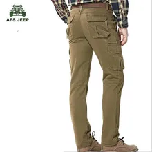 NEW Men’s Autumn and winter Cargo Pants New Designer Solid Straight Trousers Multi-pockets Cargo Pants szie 30-44