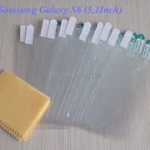 100 шт Ультра прозрачная защитная пленка для Samsung Galaxy S6 Защитные пленки G920