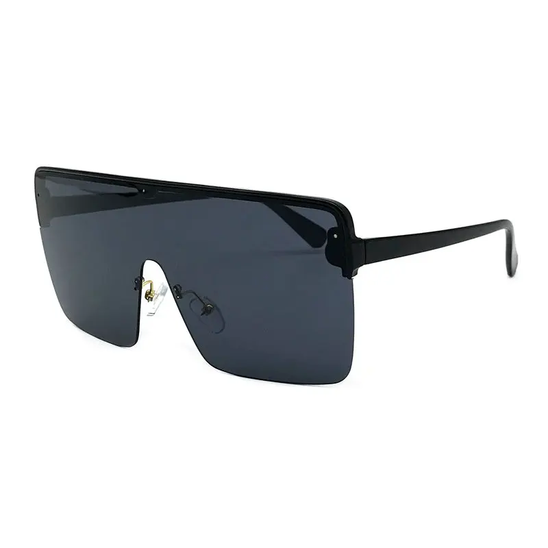 

NEW Sunscreen Anti-peeping Sunglasses Super Oversized Face Mask Men Vintage One Large Lens Sunglasses For Women Windproo NX