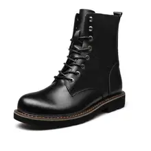 Коллекция года; мужские зимние ботинки; кожаная обувь; Модные Ботинки Martin