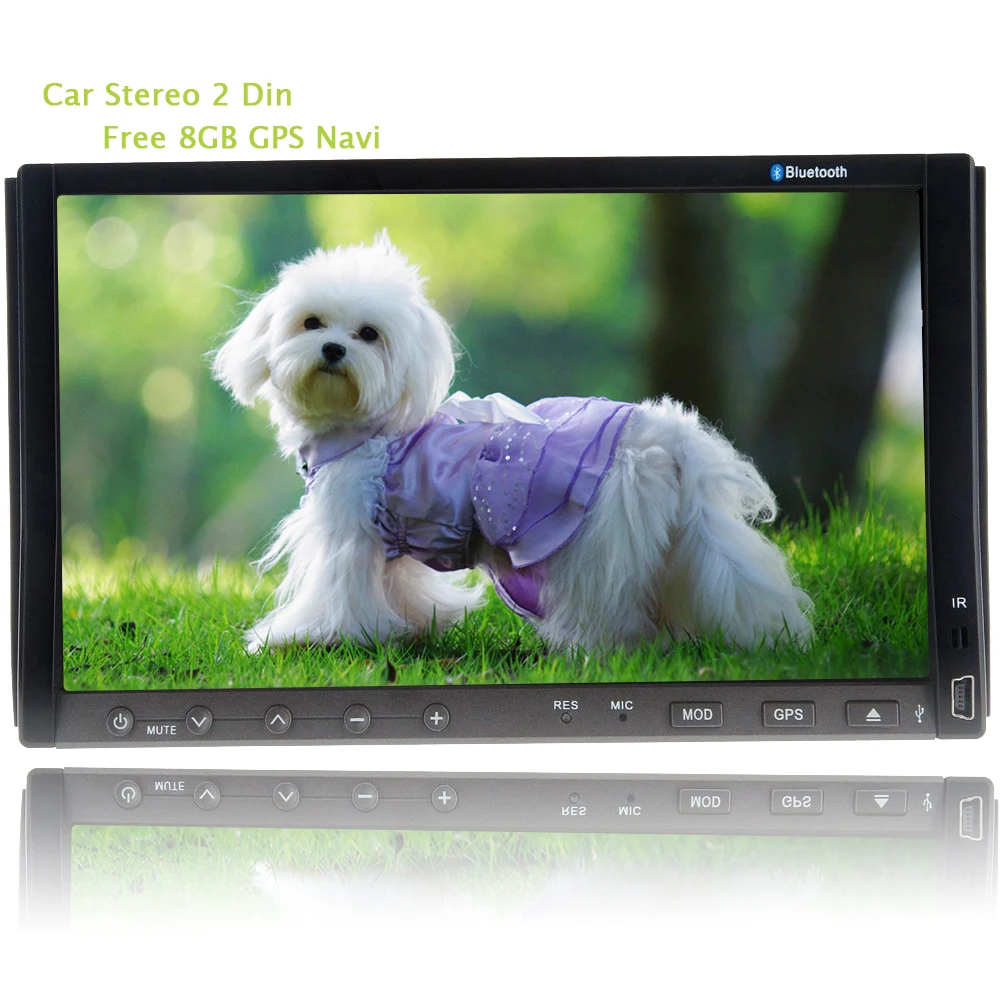 Sale Radio Autoradio Logo CD RDS win8 AMP Video Stereo GPS Car DVD MP3 7"Touch Screen Player FM AM Audio 3D BT Sub 9