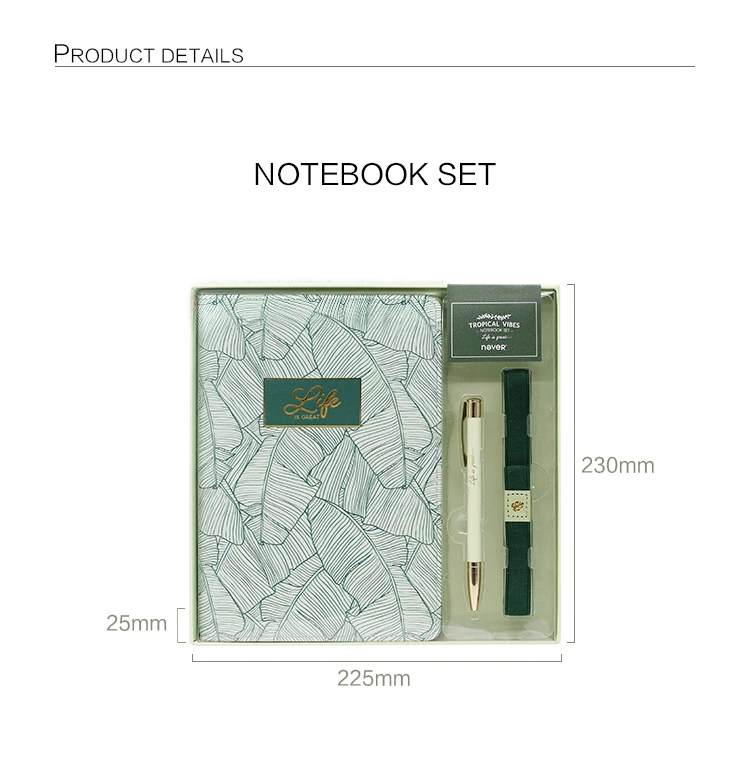 Artigos de Papelaria Titular do Negócio Nunca Plantas Série Notebook Conjunto Professor Presente Acessórios Caneta Escritório & Escola Suprimentos 14 Cheap Conjunto artigos papelaria