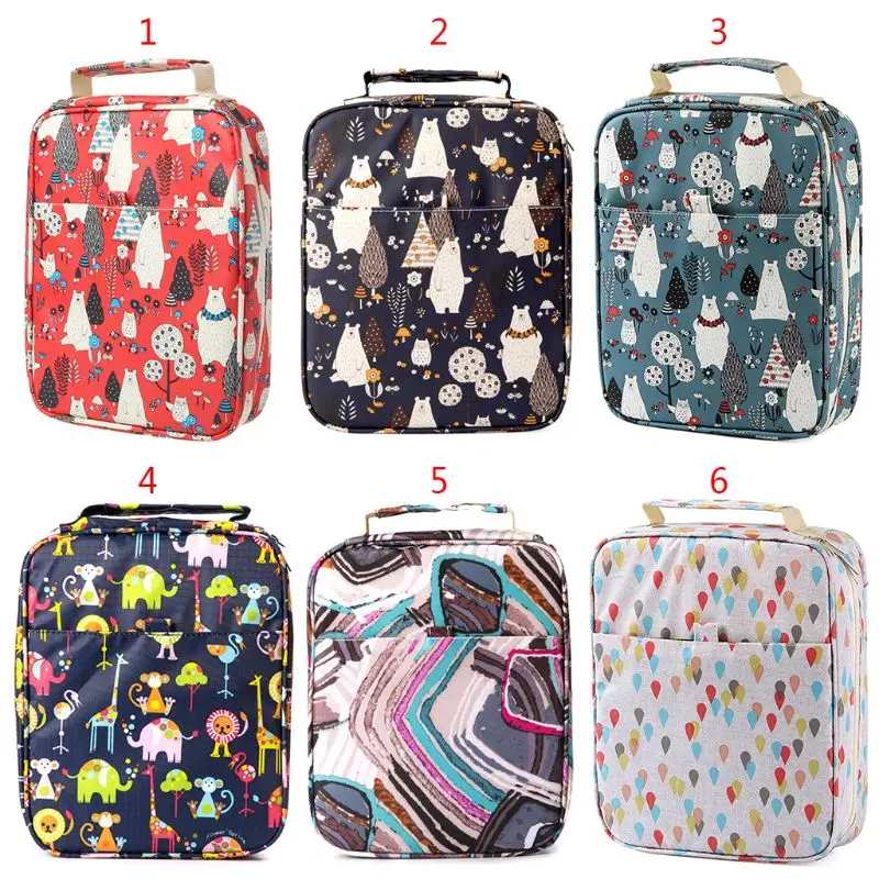 

Creative Pencil Bag 150 Slot Large Capacity Cute Cartoon Floral Print Multifunctional Pencil Bag Pen Box Case Art Supplies