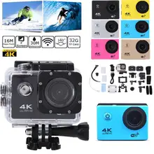 Action Camera 1080P HD 500W 30M Waterproof Underwater Recording Sport Camera Support 64G TF WIFI DV USB 2.0 NOT 4K