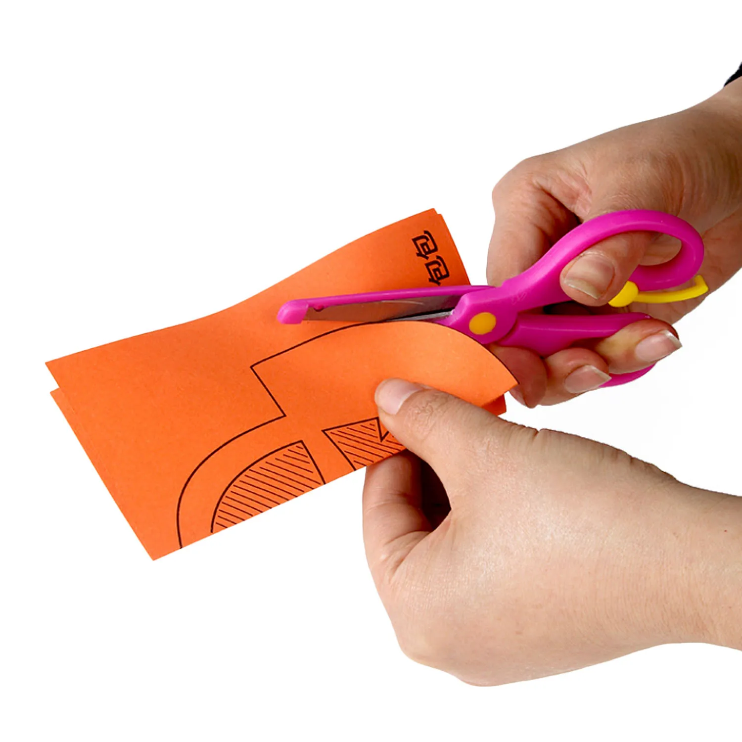 96 шт. милые Мультяшные складные Бумажные Игрушки для раннего обучения с ножницами для детей Kingergarden ручные художественные занятия
