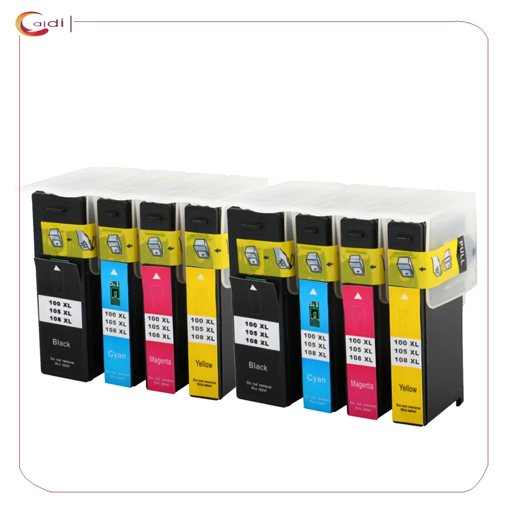 8 упаковок совместимый картридж Lexmark 100xl 105 для S305 S308 S405 S408 S505 S508 S605 S608 Pro205 Pro705 Pro805