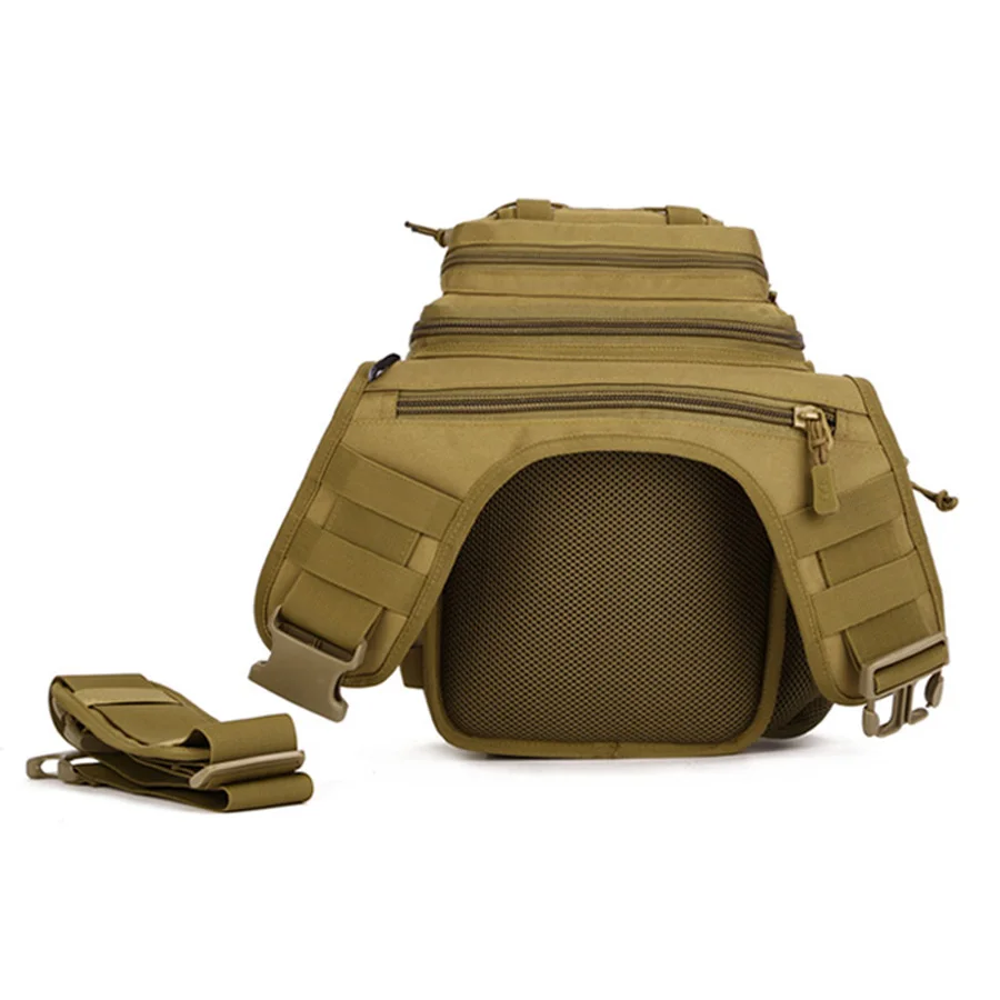 Outdoor DSLR Digital Bag Military Tactical Sling Sport Travel Shoulder Bag for Men Women Backpack H