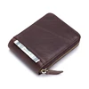 Brand Genuine Leather Men Wallets Short Coin Purse Small Retro Wallet Cowhide Leather Card Holder Pocket Purse Men Wallets 3