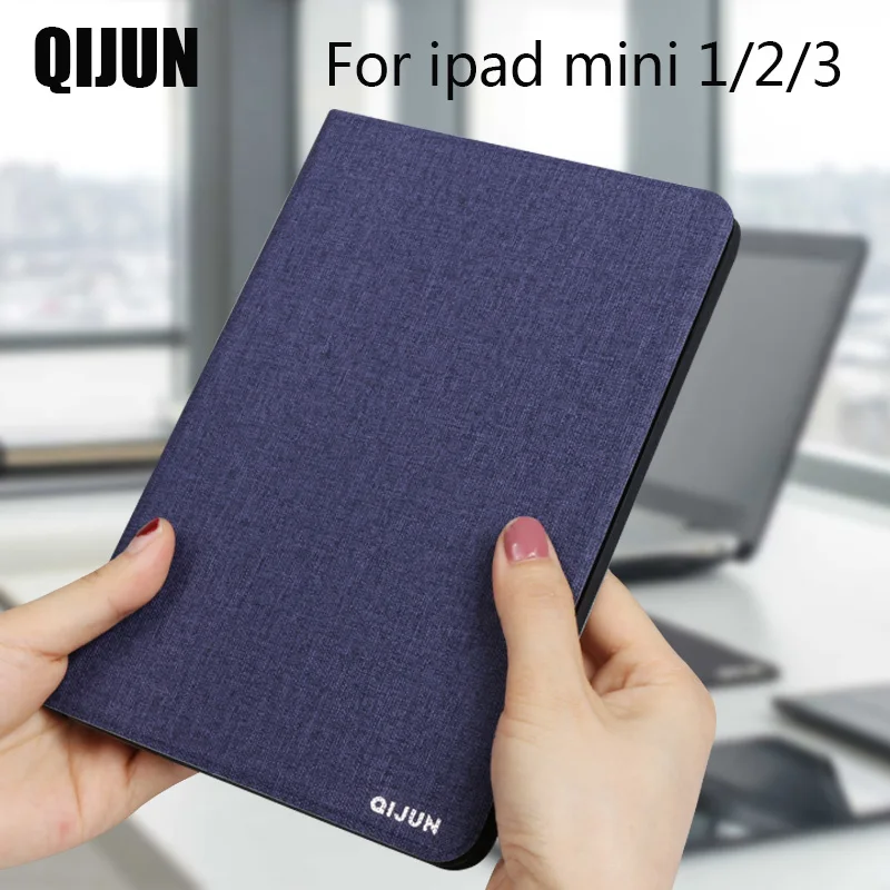 

Flip PU Leather Stand Tablet Shell For Apple iPad mini 1 mini 2 mini 3 Stand A1432 A1454 9.7'' Smart Protective Cover Case