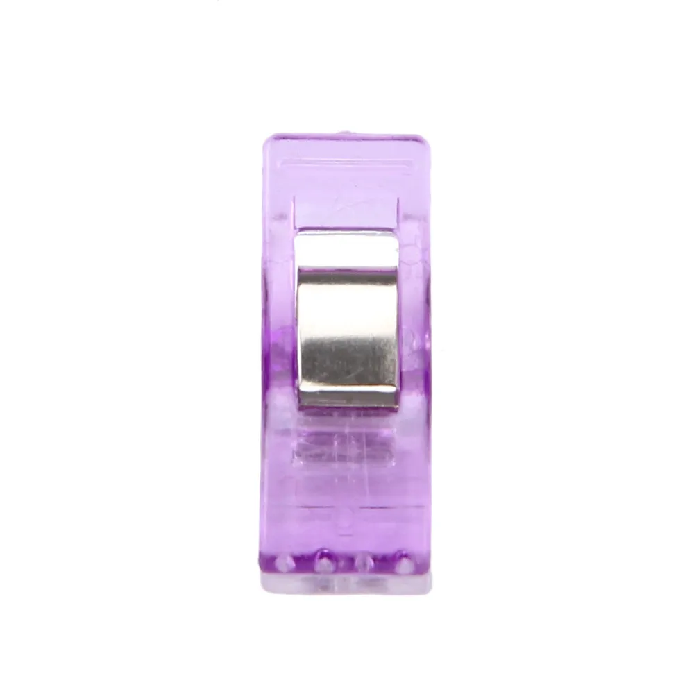 

3 Color 50 PCS Household Cleaning Tools Clear Sewing Craft Quilt Binding Housekeeping Plastic Clips Clamps Pack D40JL20