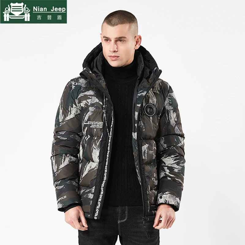 

New Camouflage Winter Jacket Men Windbreaker Thick Down Parka Male Brand Warm Outwear Hooded Coats Plus Size M-4XL Drop Shipping