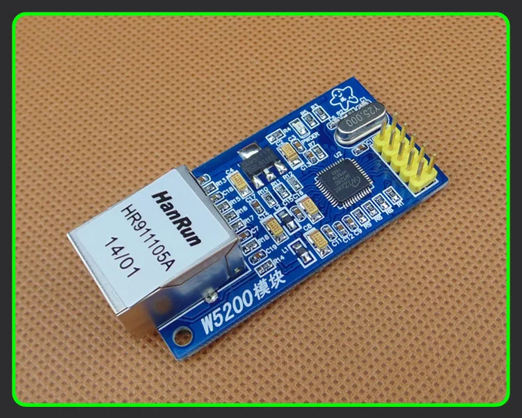

W5200 Ethernet network module TCP/IP SPI interface STM32 program W5100 upgrade version