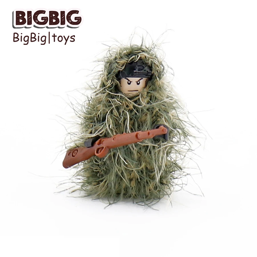 

Military building blocks legoingly Camouflage Clothing Army Uniform Sniper Suit Secretive Hunting Clothes Toys Compatible Legoed