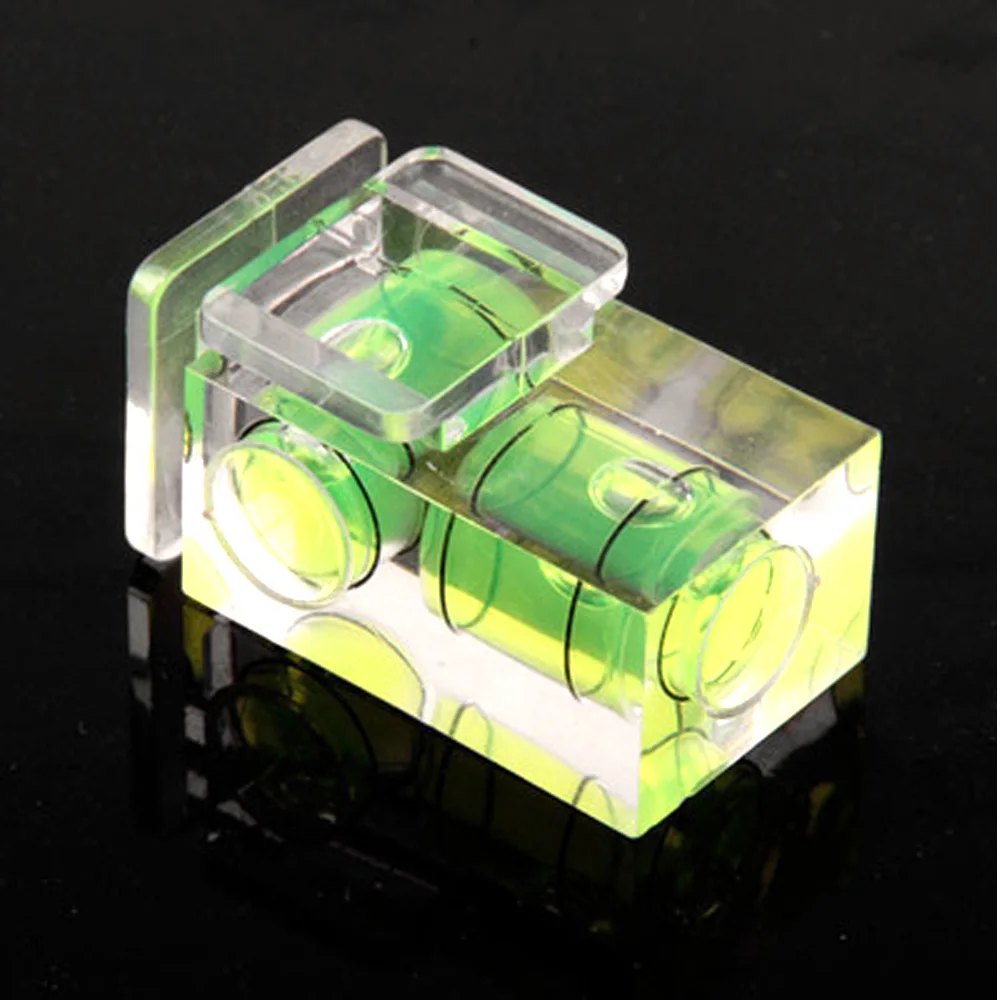 Kaliou Universal 2 Axis Bubble Spirit Level Hot Shoe Level for Canon Nikon Casio Fuji Samsun Camera Accessories DSLR Camera