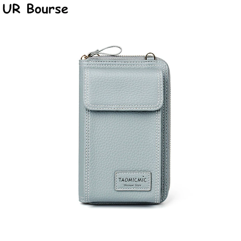 

UR BOURSE Women's Shoulder Bag Girls Phone Bag Ladies Long Clutch Large Capacity Purse Female Shoulder Crossbody Bag Card Wallet