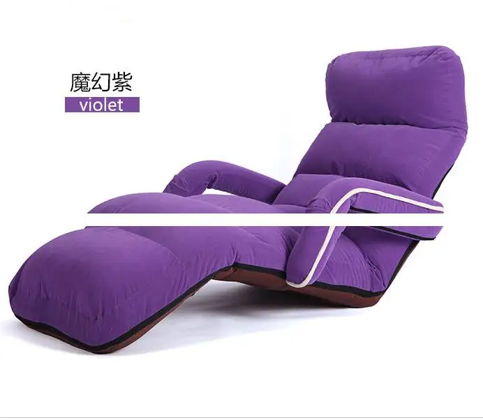 Напольный складной шезлонг, стул, современная мода, 5 цветов, для гостиной, комфортный, шезлонг, мягкая кровать, диван-кровать - Цвет: 180cm60cm18cm